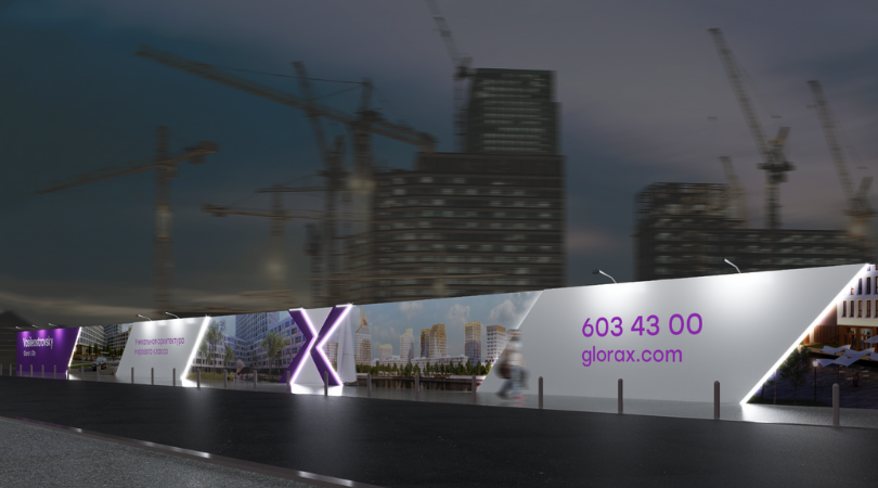 Стандарты оформления строительных площадок как часть масштабного ребрендинга девелопера GLORAX 
