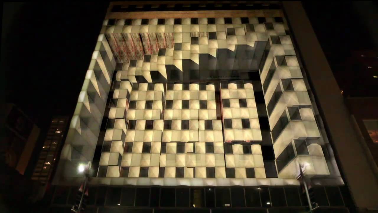 PR-агентство «Axioma» представила 3D проект на здании для фестиваля в Барселоне