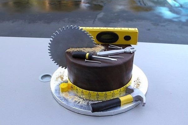 торт для строителя