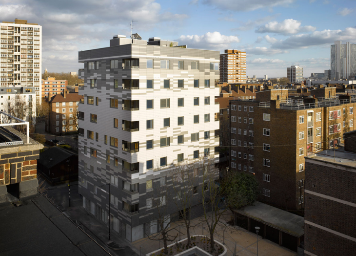 Девятиэтажный лондонский комплекс Murray Grove