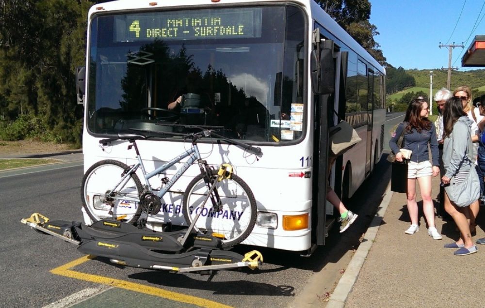 Устройство для провоза велосипеда на автобусе