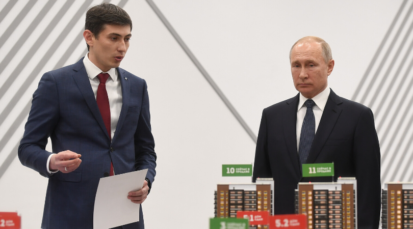 Владимир Путин посетил ЖК ART City